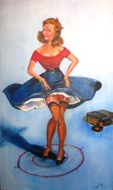 "Let's dance" 90 x 70 cm 